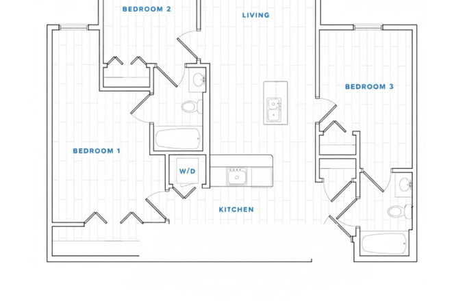 The sublet is for Bedroom 3. Private bathroom. Contact via text or email for more photos and tour the apartment. - Aspen Heights Sublet