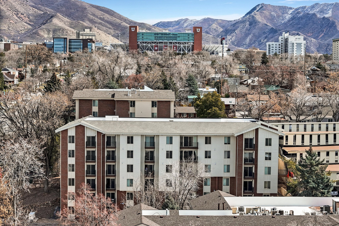 Incline Terrace Condominiums with U of U in the back - Incline Terrace Condominiums