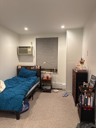 Bedroom: Fully furnished, sunny, and comfortable with a closet and great natural light. - Furnished Room Available Jan 1- Lease Takeover in Brighton Apartments