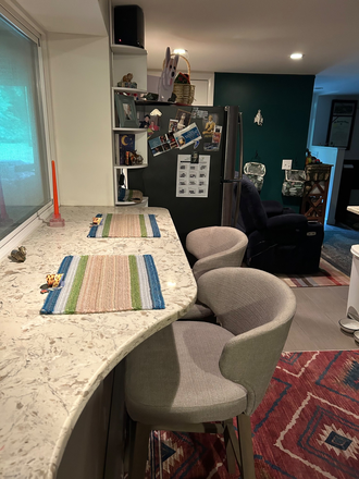Quartz bar/countertop for meals and studying - Studio Apartment (4 miles from campus)with all utilities included_ Avail. Oct. 1, 2026
