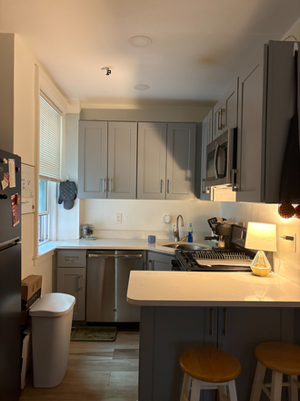 Kitchen - Room For Rent In Two Bedroom Close To The Green Line and Campus Apartments