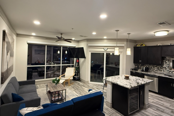 Living Room - Cascades Luxury Apartments