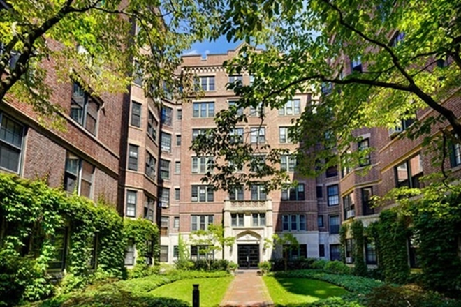 Outside street view - This lovely furnished apartment is just a short distance from Harvard Square!