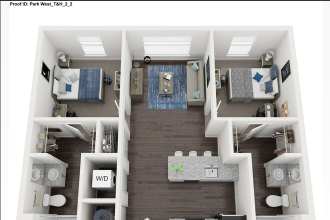 Floorplan - Park West Apartments