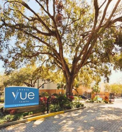 The entrance - The Vue North Apartments