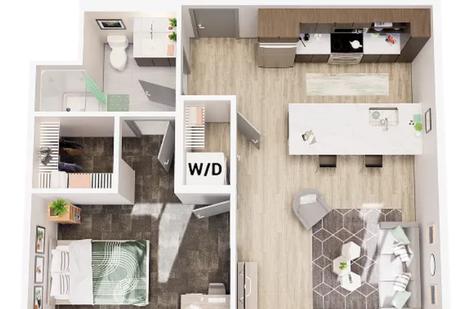 Large Single Unit - Union on 6th Apartment - Single Unit Sublet