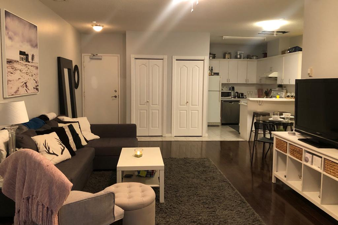 living room - 2 Bedroom 1 washroom, 880sqft apt at 393 King st west , King and Spadina from Sept 2026