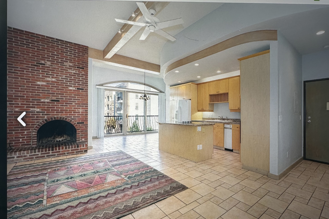 Open concept Living, kitchen, dining - Spanish Towers Sublet for Summer 2026