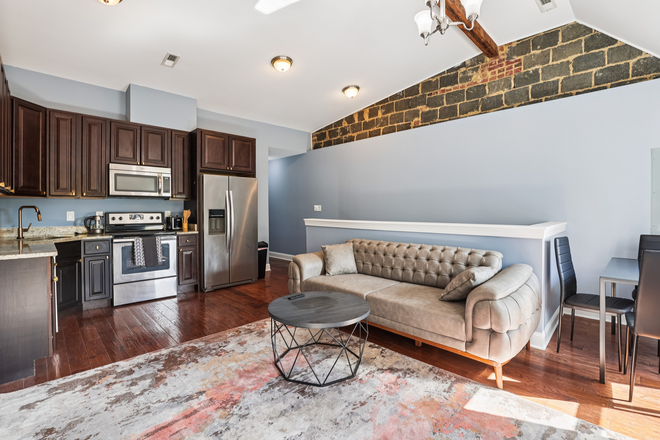 Living Room - Levis Street Union Market Apartments Unit 3