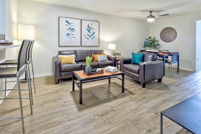 Living Room - University Walk Apartments