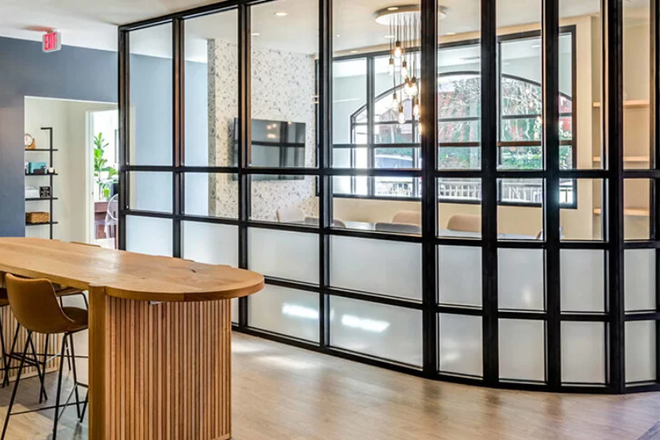 Apartment lobby - Spring 2027 Sublet — Private Bed/Bath, Fully Furnished, Walk to Grounds