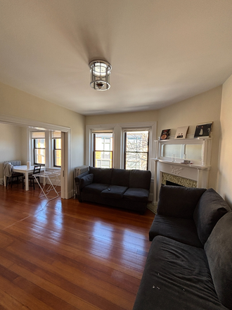 Living room - Huge Brookline 3 bed 2 bathroom apartment