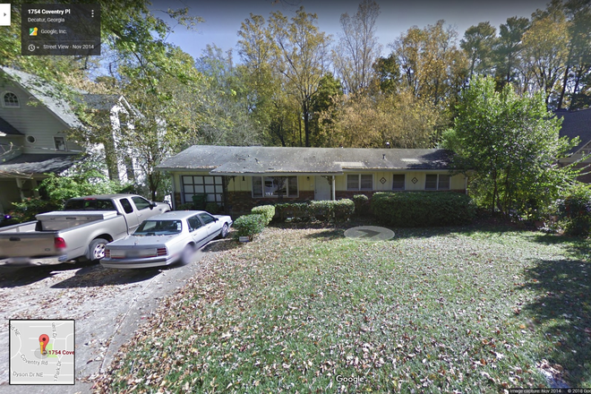 View from street - Emory Area, 1 mile to campus