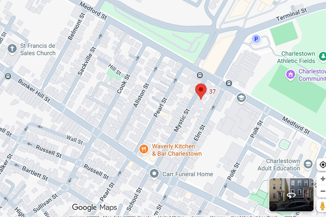 Map Street Location - Charlestown 1 Bedroom