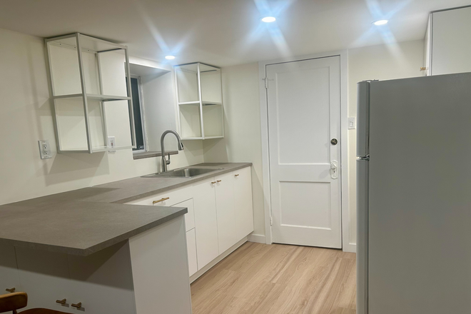 Kitchen - Private Basement Riverdale Suite | Bright & Newly Renovated | Opt. Academic Year Lease at $1,775