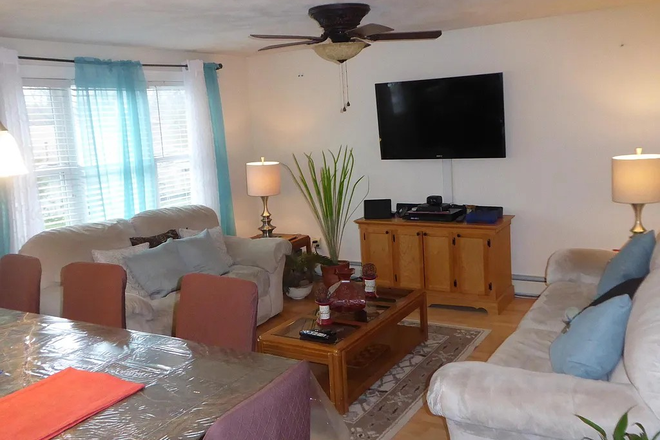 upstairs living room next to kitchen - Hardwoods & Granite house with 4 Bed and 2 Full bath close to a park & La Salle Academy
