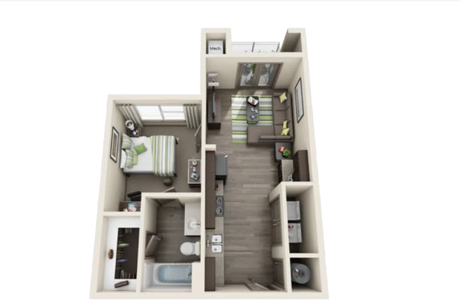 General Layout of Apartment - Brooks at Stillwater 1b/1b NEEDS TO GO!!