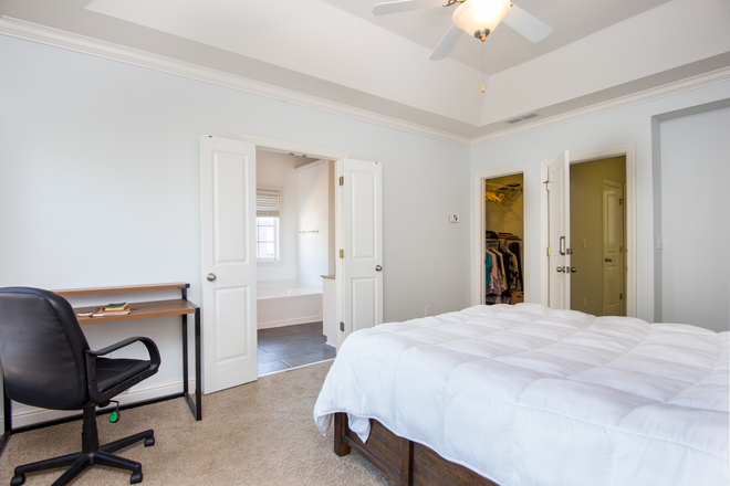 Bedroom Two - Spacious 3BR End-Unit Townhome w/ Garage – Peachtree Corners / Norcross