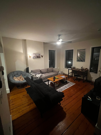 Living Room - Washington Street Apartment (15 minutes to campus)