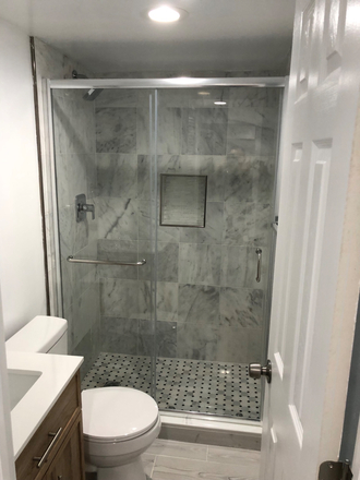 Bathroom 1 - 5 minutes walk to JHU campus - Beautiful renovated apartment with HGTV bathroom