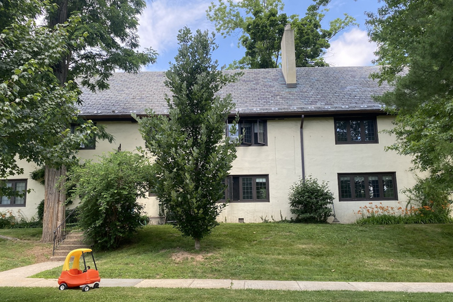 From expansive front lawn - Sublet:Spring 2027:Furnished 4BR thome for PU Faculty/Staff affiliate only-College Rd-Princeton
