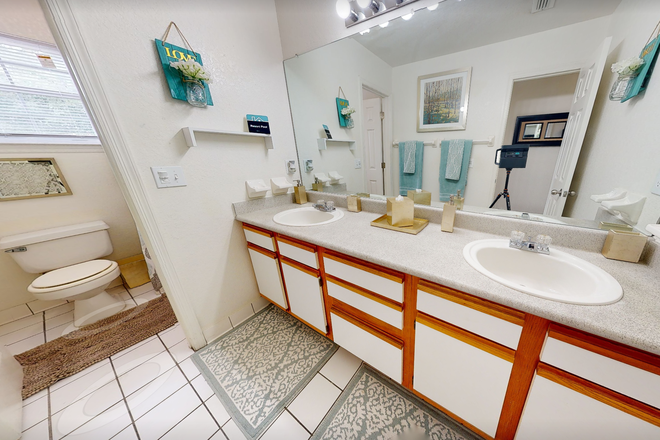 Bathroom with shower - Female Only Furnished Sublease ($865 with utilities included) Townhome
