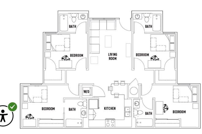 Apartment layout - The Nest