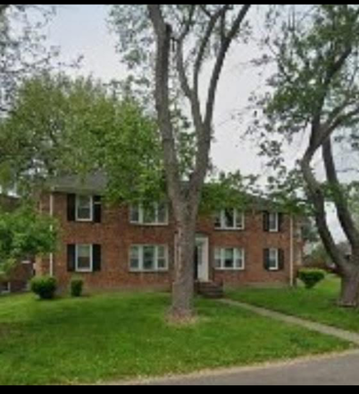 Street view - 1736 Deerwood first floor. 2BR, bath, LR, Kitchen - off street parking, hardwood laundry in basement
