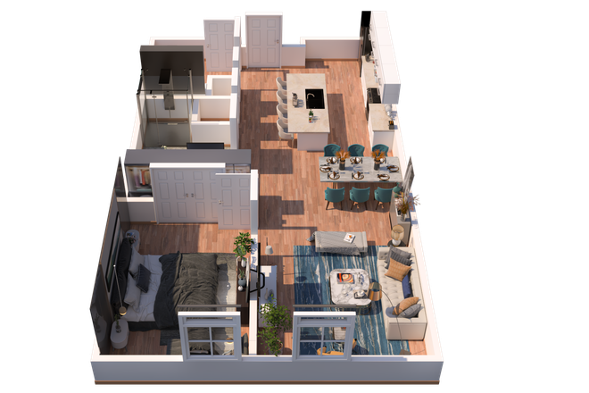 Floorplan - The Vibe on Paramount