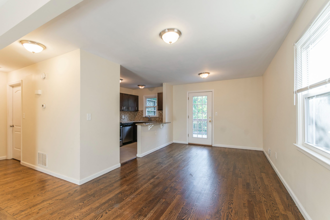 Living Room, Dining Room, and Kitchen - Perfect Princeton Location Apartments