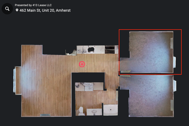 Bedroom - Center East Commons 1 bedroom (at a 2-bedroom apartment)