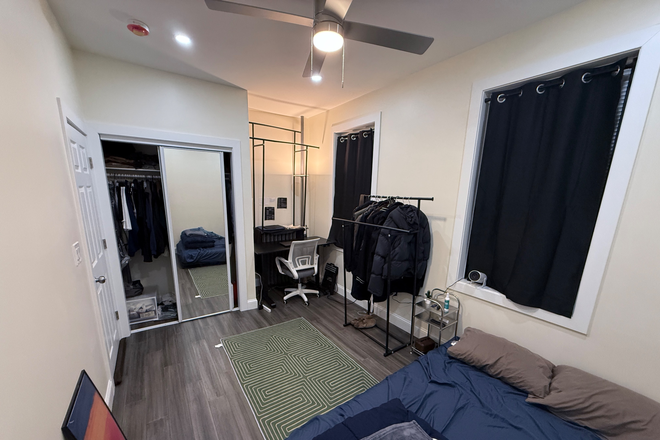 Bedroom + closet opened - 55-59 Burbank St LLC Apartments