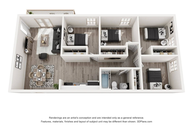 Apartment Layout - Victory on Salisbury Sublease | Jan–Aug 2026 | Close to Campus & Fully Furnished