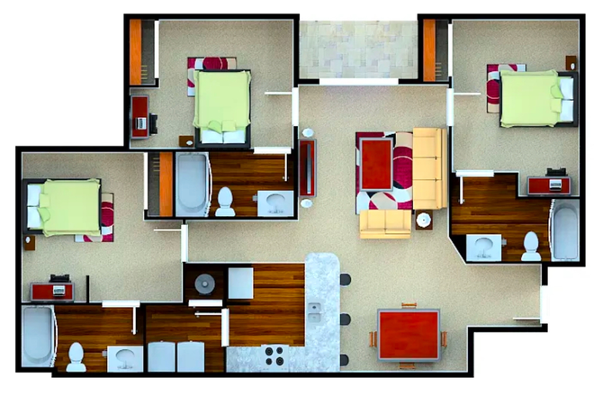 Floorplan - Campus Crossings at Raleigh