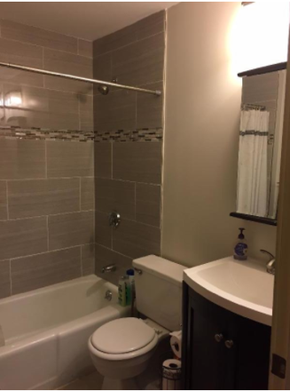 Bathroom - SYMPHONY RD - CHARMING RENOVATED GARDEN LEVEL CONDO W/ PARKING!