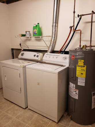 Laundry & storage room located at lowest level - ROCKRIDGE CONDOMINIUM 3-LEVEL TOWNHOUSE $1975/MONTH