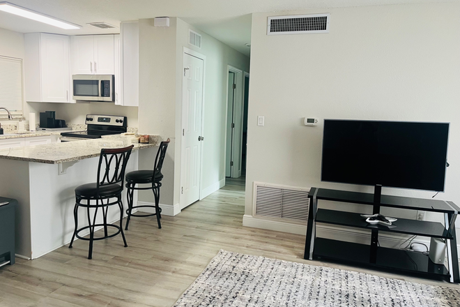 Living room/kitchen - Updated Home near UCF campus