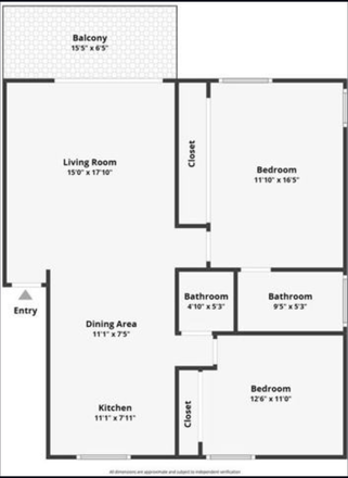 layout - A room sublease - University City