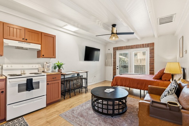 Bright open floor plan feels very spacious! - Walk to UofA | Private Furnished Studio | Utilities Included