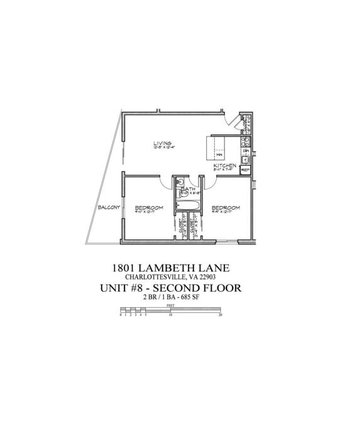 Layout of apartment - Apartment behind Rugby Road