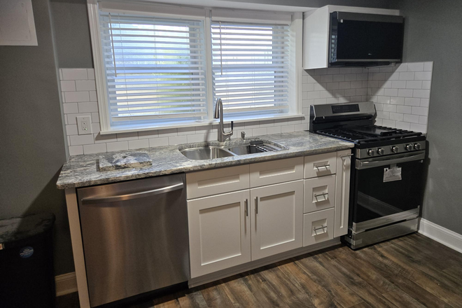 Kitchen sunlight - One Bedroom Basement Apartment with New Kitchen Minutes from Campus (utilities included)