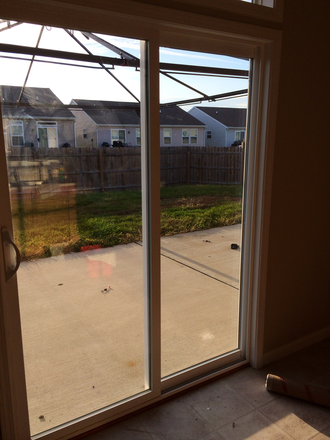 Backyard patio - Lindberg Village House
