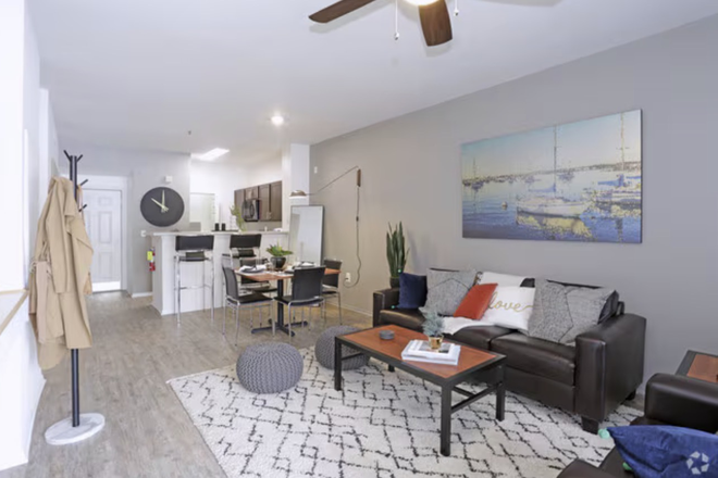Living Room - The Bryn Female Resident 2x2 Private Bed & Bath Lease Takeover – $989/Month