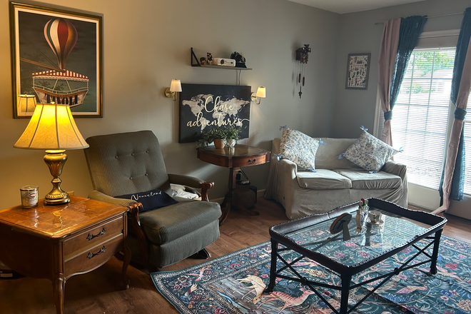 Living room - Furnished bedroom four bedroom, two bath condo only a few minutes away from campus