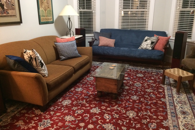Living Room - West Cambridge, Near Fresh Pond, Quiet Neighborhood, Fully Furnished, No Broker Fee