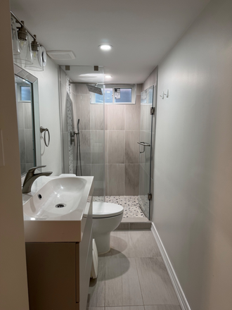 A Clean, Private Bathroom - Newly Renovated Basement, Private Kitchen & Bathroom, All Utilities Included, Available Now House