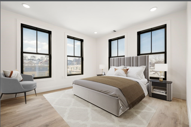 Staged Image of Bedroom - Private bedroom and bathroom in a new and modern 2B2B