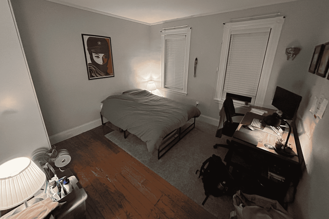 View from entrance - Sublet: Private Room in 4-Person Northeastern Grad Student Unit