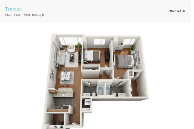 This is a layout of the house - Peninsula Apartments
