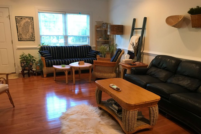 Living room - Fully furnished 3-bed/3-bath townhouse in prime New Town location